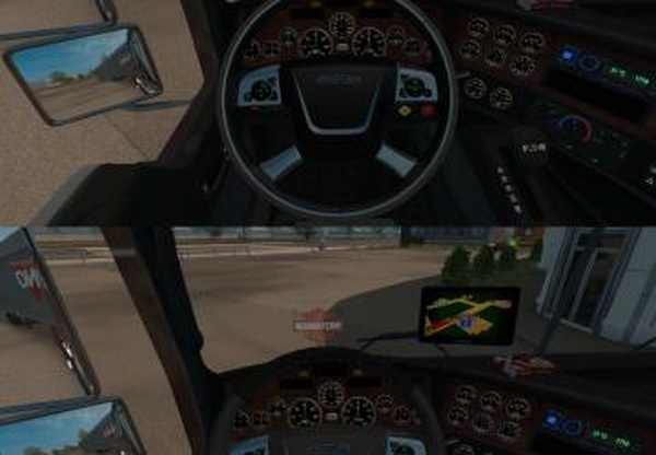 Руль для Kenworth K200версия 1.0 для Euro Truck Simulator 2 (v1.31.x, - 1.34.x)