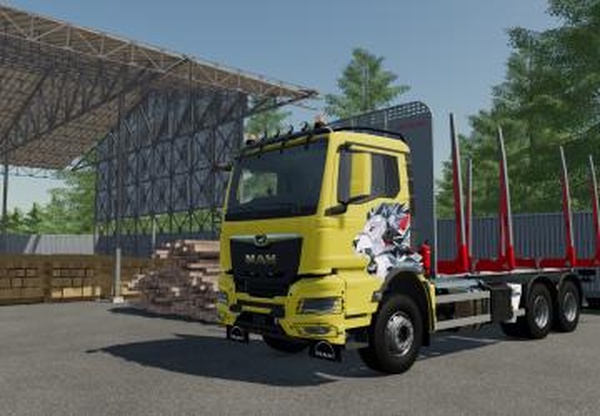 MAN TGS TG3 Woodtruck Frameверсия 1.0 для Farming Simulator 2022 (v1.8x)