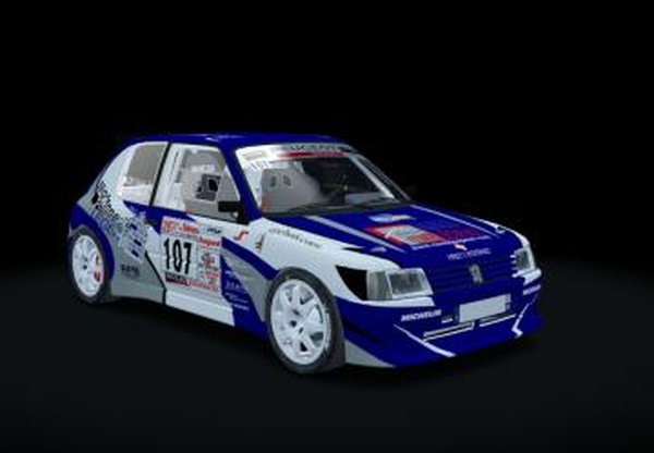 Peugeot 205 Maxiверсия 1.0 для Assetto Corsa
