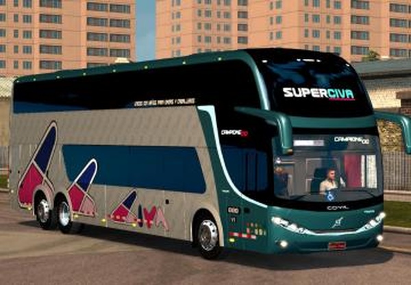 Comil CAMPIONE DD 8x2версия 1.1 для Euro Truck Simulator 2 (v1.32.x, - 1.34.x)