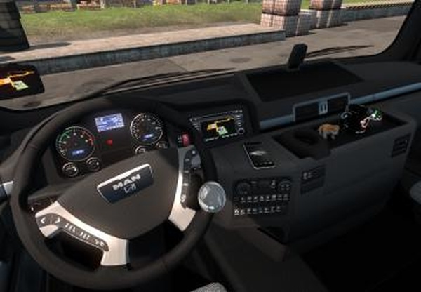 Зелёная подсветка приборки для MAN TGSверсия 1.0 для Euro Truck Simulator 2 (v1.33.x, 1.34.x)