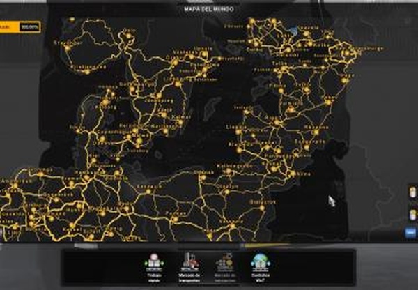 100% Explored Save Game Profile [TruckersMP]v1.0 для Euro Truck Simulator 2 (v1.34.x)