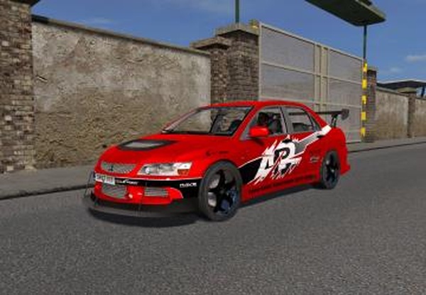 Mitsubishi Lancer Evo VIII MRверсия 2.2 для Euro Truck Simulator 2 (v1.33.x, - 1.36.x)