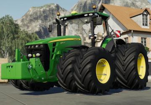 John Deere 8R 2009версия 1.0.0.0 для Farming Simulator 2019 (v1.5.x)