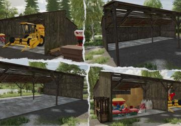 Modular Wooden Shedверсия 1.0.0.0 для Farming Simulator 2022