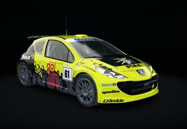 Peugeot 207 S2000 TARMACверсия 1 для Assetto Corsa