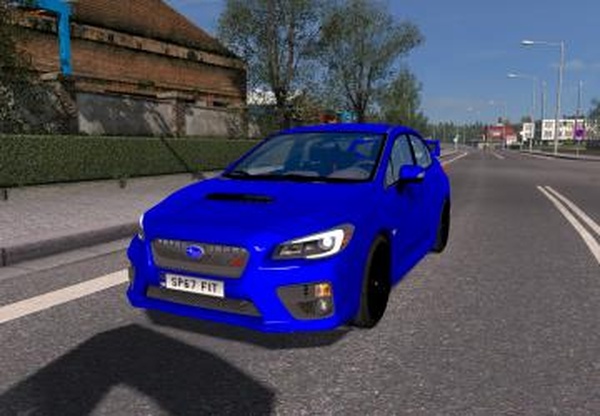Subaru Impreeza WRX STI 2017версия 1.7 для Euro Truck Simulator 2 (v1.33.x, 1.34.x)