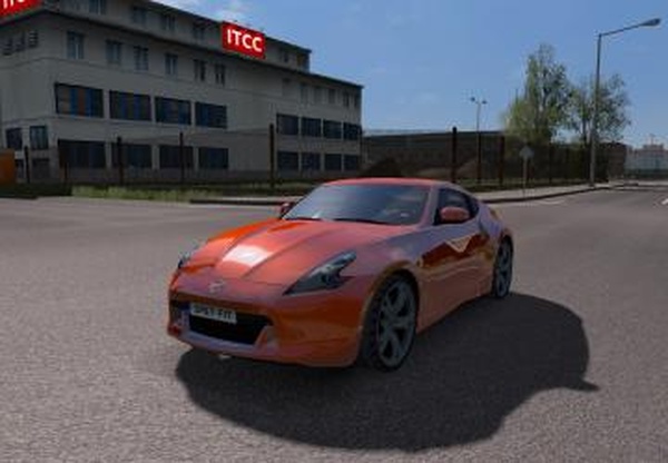 Nissan 370Zверсия 1.3 для Euro Truck Simulator 2 (v1.33.x, 1.34.x)