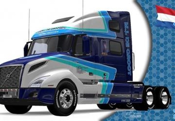 Volvo VNL 2019 M.J. De Groot Skinверсия 1.0 для Euro Truck Simulator 2 (v1.32.x, - 1.34.x)