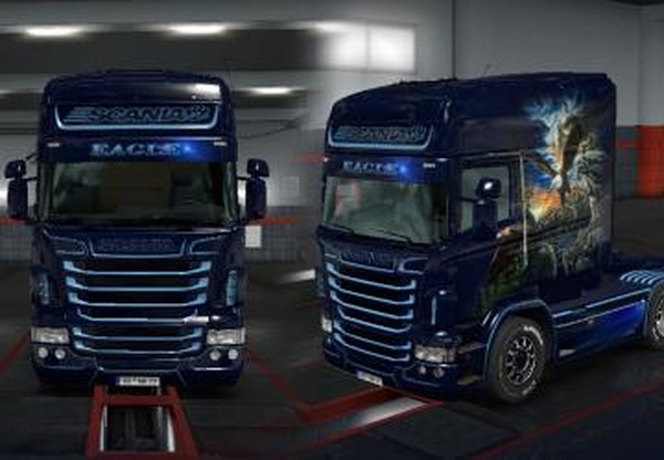 Скин Орел для Scania RS RJLверсия 1.0 для Euro Truck Simulator 2 (v1.34.x)