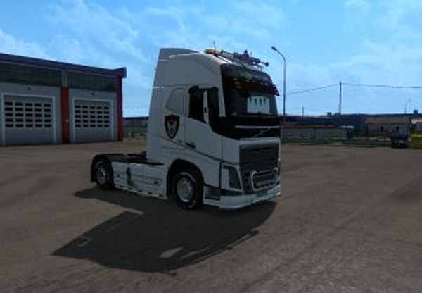 Скин « Security » для VOLVO FH 2012версия 1.0 для Euro Truck Simulator 2 (v1.33.x, 1.34.x)