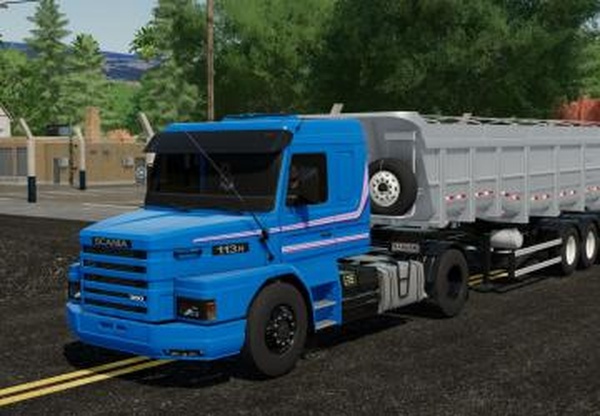Scania 113H + Trailerверсия 1.0.0.0 для Farming Simulator 2022