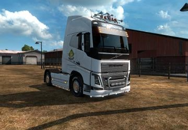 Скин «eAcres» для Volvo FH16 2012версия 1.0 для Euro Truck Simulator 2 (v1.33.x, 1.34.x)