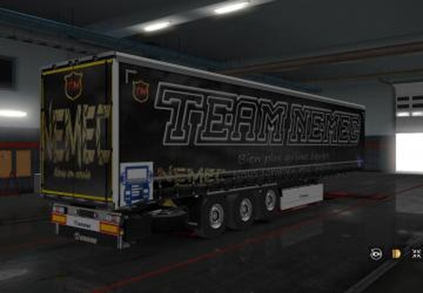 Скин «Team Nemec» для своего прицепа Kronev1.0 для Euro Truck Simulator 2 (v1.32.x, - 1.34.x)