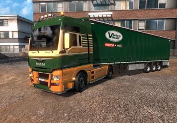 Скин компании «Vieira Vacas» для своего прицепаv1.0 для Euro Truck Simulator 2 (v1.32.x, - 1.34.x)