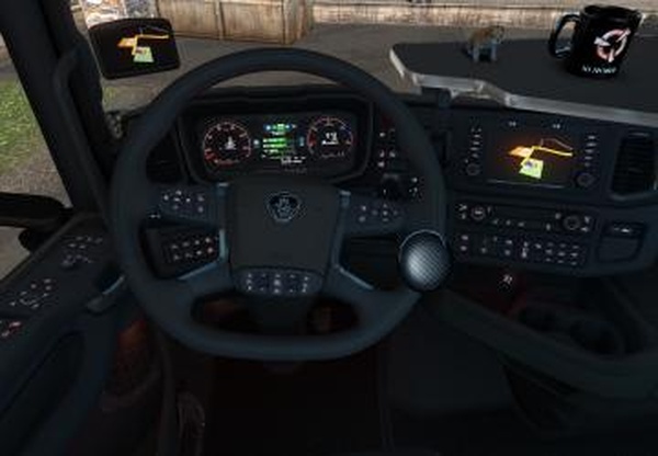 Красная подсветка для Scania S  2016версия 1.0 для Euro Truck Simulator 2 (v1.34.x)