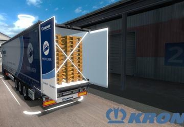 Krone Megaliner With Swing doorверсия 1.0 для Euro Truck Simulator 2 (v1.32.x, - 1.34.x)