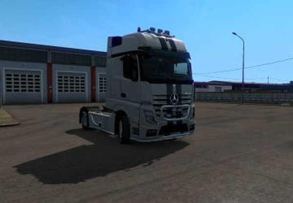 Новые звуки для Mercedes Actros Newверсия 1.0 для Euro Truck Simulator 2 (v1.34.x)