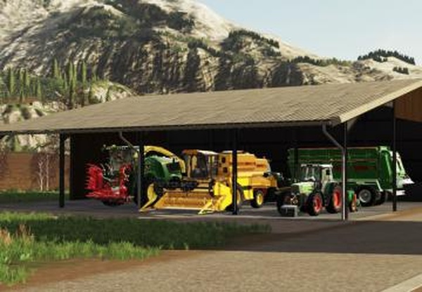 Placeable Storage Buildingверсия 1.0.0.0 для Farming Simulator 2019 (v1.5.х)