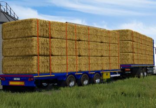 Lizard Straw Bale Trailerверсия 1.0.0.0 для Farming Simulator 2022