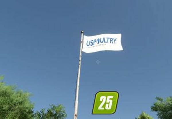 US Poultry & Egg Association Flagверсия 1.0.0.0 для Farming Simulator 2025