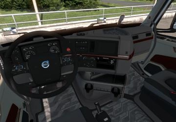 Оригинальный цвет приборки для Volvo VNL 2019v1.0 для Euro Truck Simulator 2 (v1.33.x, 1.34.x)