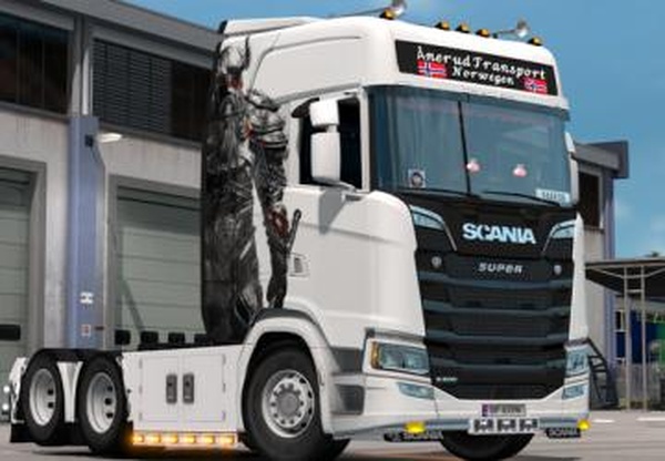 Скин «Viking» для Scania S 2016версия 1.0 для Euro Truck Simulator 2 (v1.32.x, - 1.34.x)