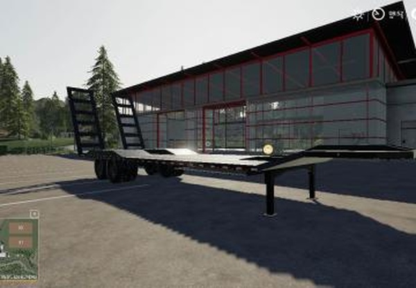 Lowbed Trailerверсия 1.0.0.0 для Farming Simulator 2019 (v1.5.x)