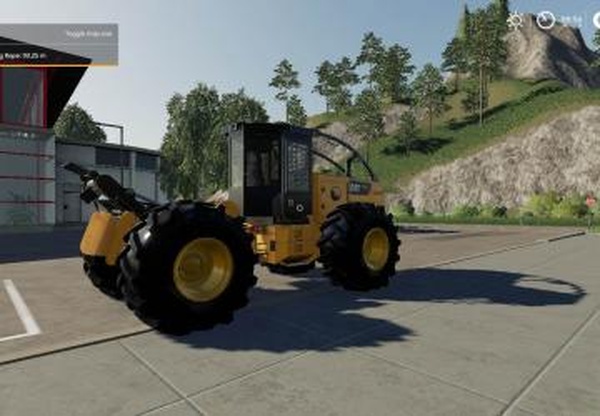 Caterpillar 535D Winch Skidderверсия 1.0 для Farming Simulator 2019 (v1.5.x)