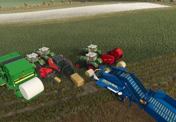 Unload Bales Earlyверсия 1.1.1.1 для Farming Simulator 2025