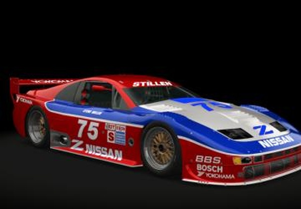 Nissan 300ZX Turbo IMSA GTOверсия 1.1 для Assetto Corsa