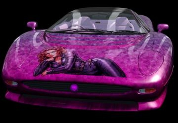 Jaguar XJ220 GlowFishверсия 1.14.* для Assetto Corsa