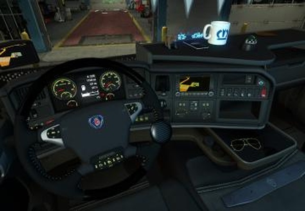 Подсветка приборки для Scania Stremlineверсия 1.0 для Euro Truck Simulator 2 (v1.34.x)
