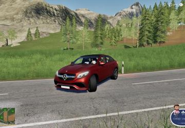 Mercedes Gle 63Sверсия 1.0 для Farming Simulator 2019 (v1.5.1.0)