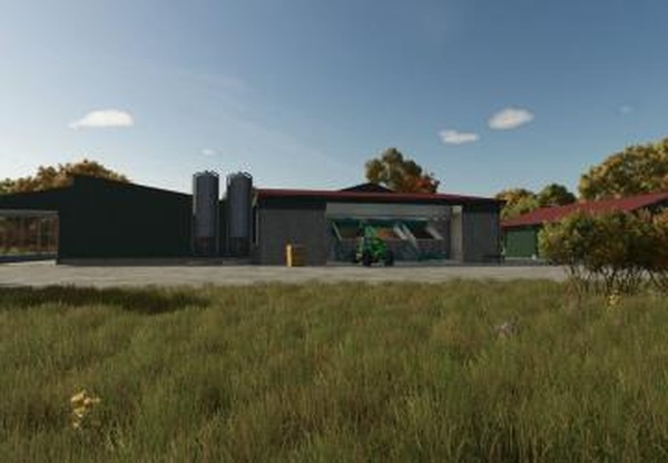 Cow Barn Big With LIZARD Mixfeederверсия 1.0.0.2 для Farming Simulator 2025