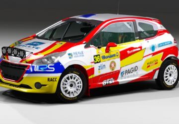 Peugeot 208 R2 Gravelверсия 1.0 LF/R-GT Mods/Raul Gonzalez для Assetto Corsa