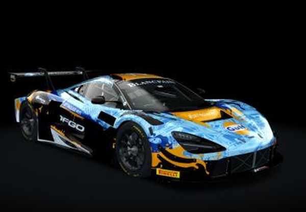 McLaren 720S GT3 EVO SPRINTверсия 0.9 для Assetto Corsa