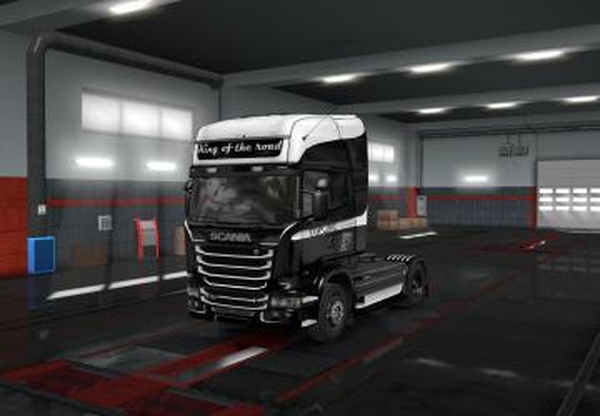 «Black and White» for Scania Streamlineверсия 1.0 для Euro Truck Simulator 2 (v1.34.x)