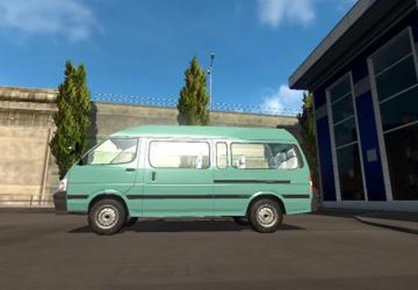 Toyota Hiaceверсия 1.1 для Euro Truck Simulator 2 (v1.32.x, - 1.34.x)