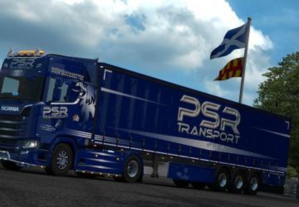 PSR Transport VTC Skinверсия 1.0 для Euro Truck Simulator 2 (v1.34.x)