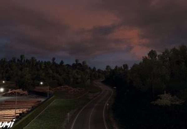 New Weatherверсия 1.5 для Euro Truck Simulator 2 (v1.33-1.34.x)