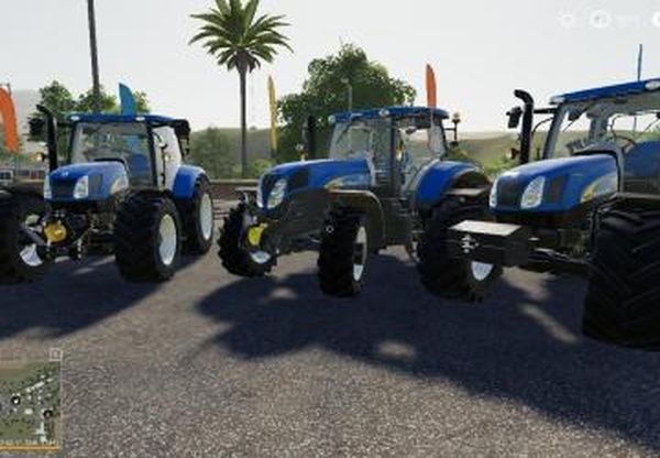 New Holland T Series Packверсия 1.0 для Farming Simulator 2019 (v1.5.1.0)