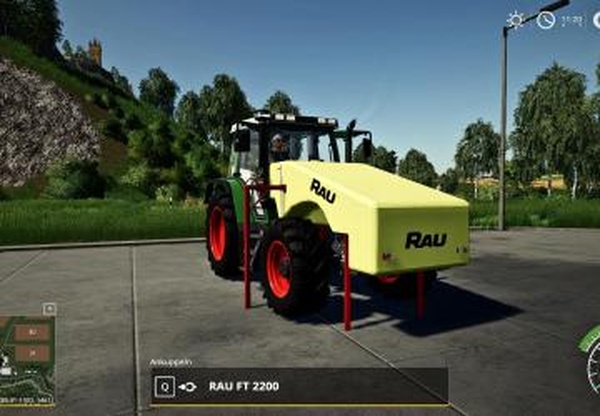 Rau Fronttank 2200версия 1.0 для Farming Simulator 2019 (v1.5.1.0)