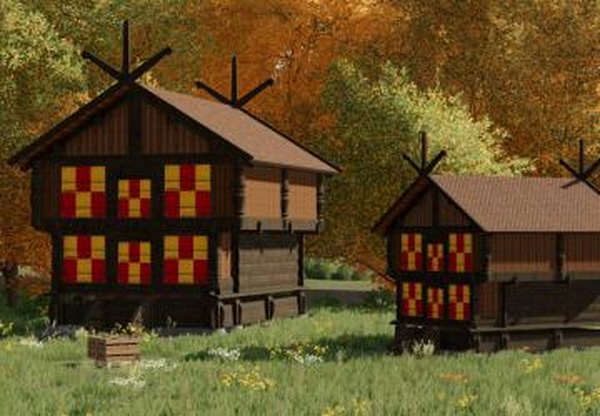 Wooden BeeHiveверсия 1.0.0.0 для Farming Simulator 2022