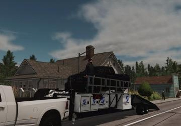 SuperFlow Dyno Trailerверсия 1.0.0.0 для Farming Simulator 2025