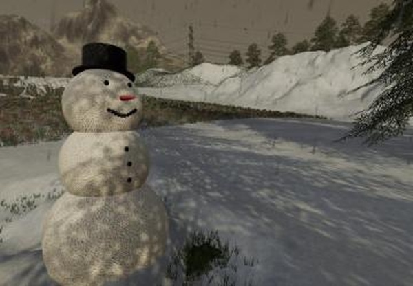 SNOWMANверсия 1.0 для Farming Simulator 2019 (v1.5.1.0)