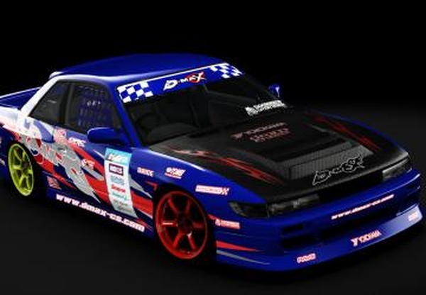 Nissan Silvia S13 D-Max Type 1версия 1.0 для Assetto Corsa