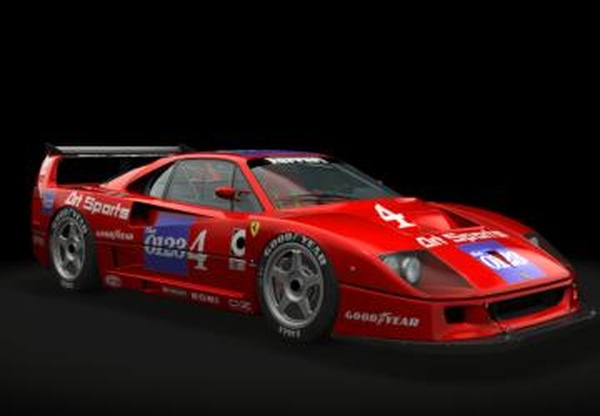 Ferrari F40 Competizione IMSA GTOверсия 1.5 для Assetto Corsa