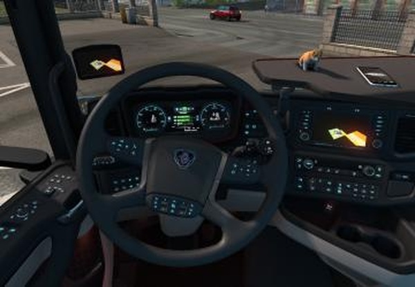 Подсветка приборки Scania S 2016версия 1.0 для Euro Truck Simulator 2 (v1.34.x)