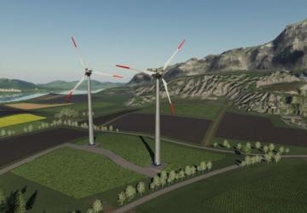 Ветрогенератор Vestasверсия 5.1 для Farming Simulator 2019 (v1.5.1.0)
